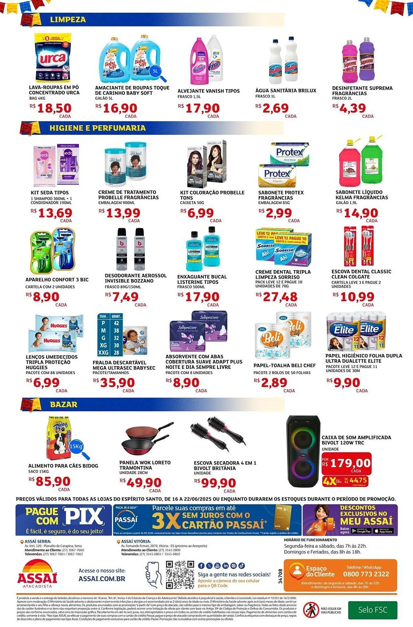 Encarte de Catálogo Assaí Atacadista 16 de junho até 22 de junho 2025 - Pagina 4