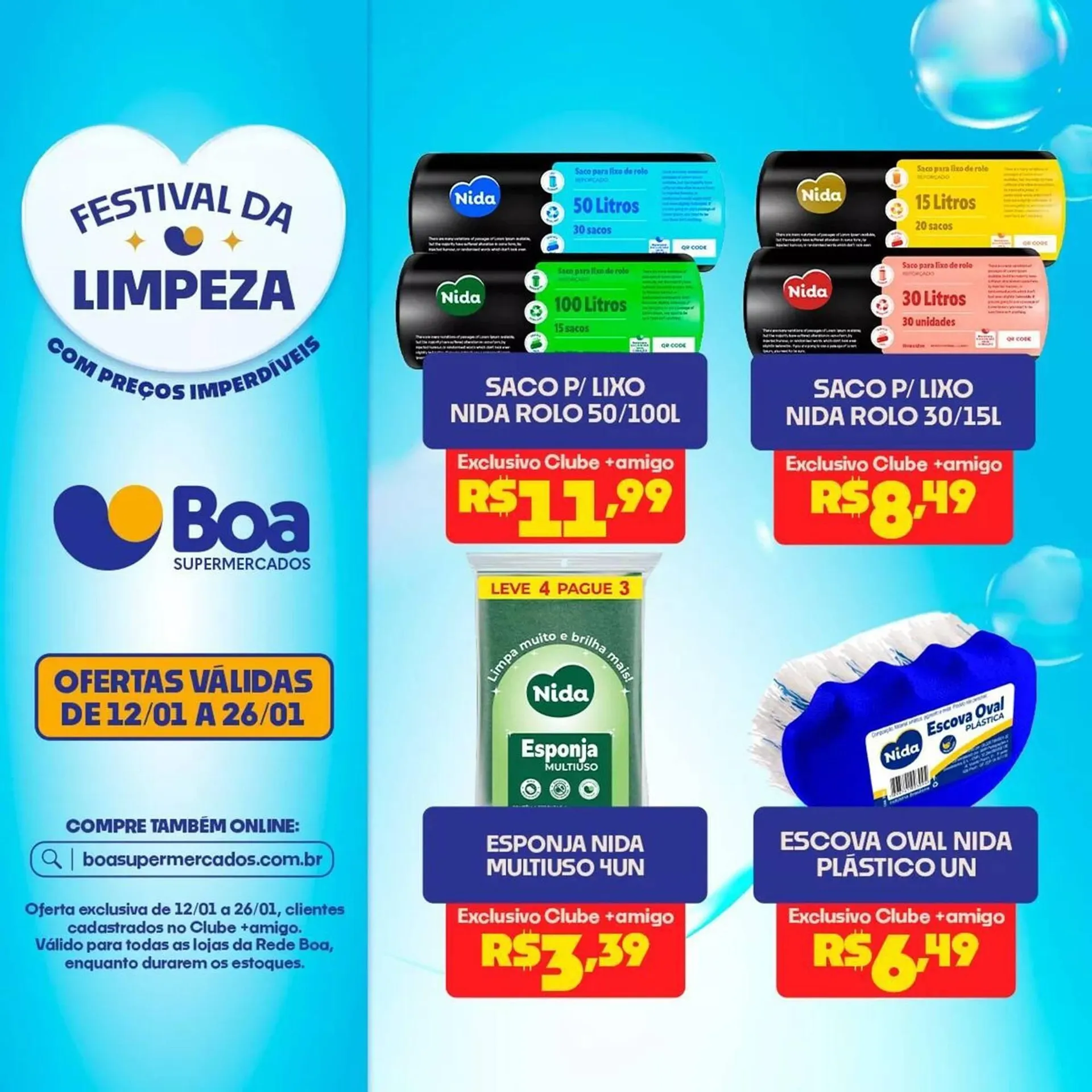 Encarte de Tabloide Boa Supermercados 12 de janeiro até 26 de janeiro 2026 - Pagina 14