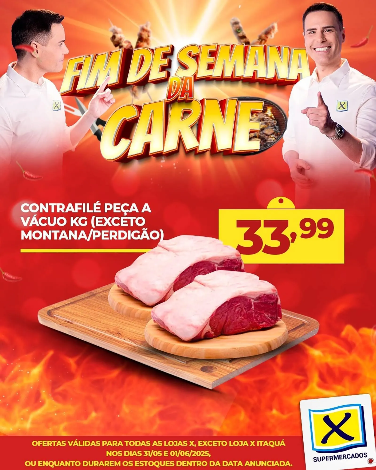 Encarte de Catálogo X Supermercados 31 de maio até 1 de junho 2025 - Pagina 1