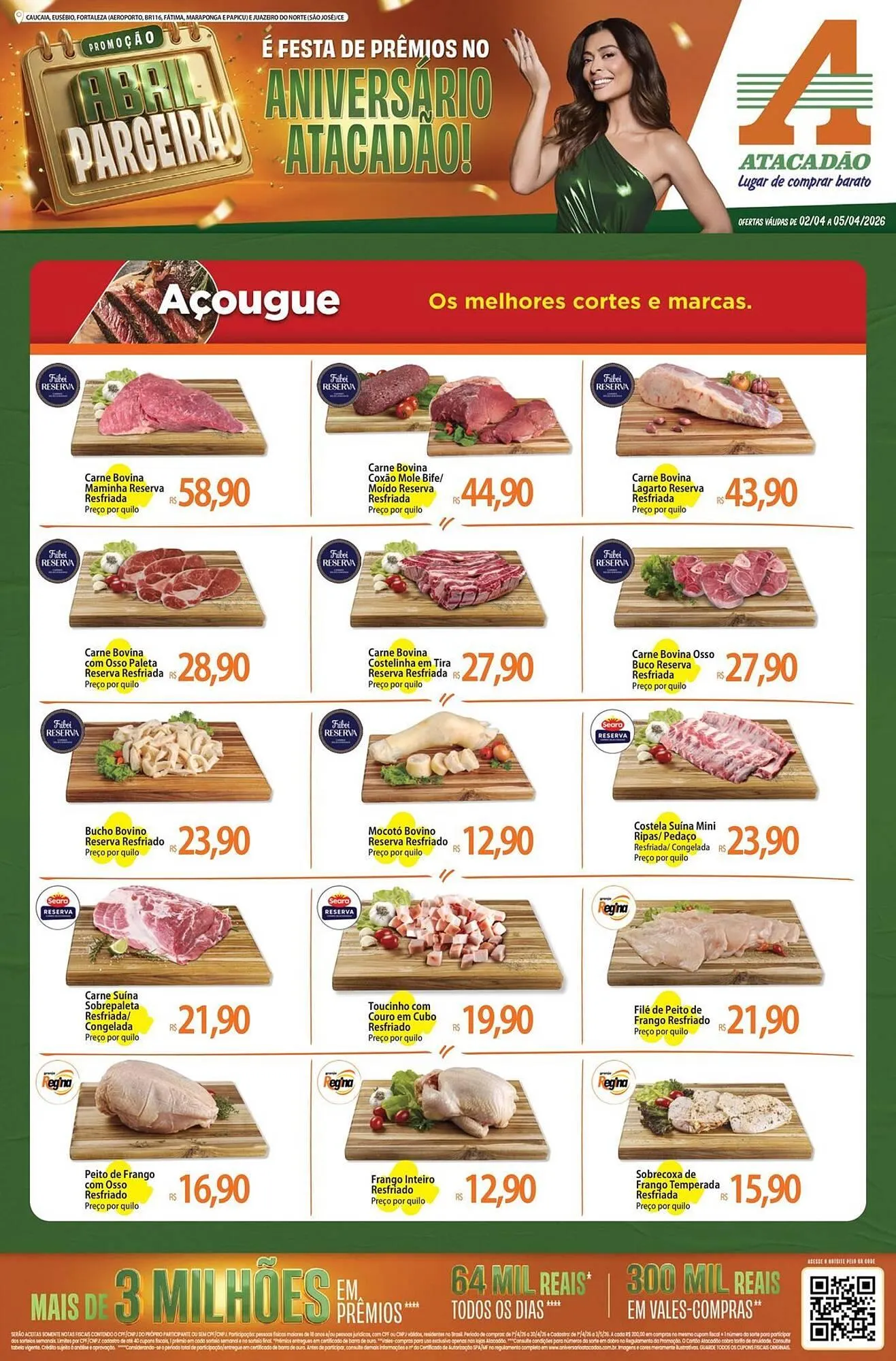 Encarte de Folheto Atacadão 2 de abril até 5 de abril 2026 - Pagina 1