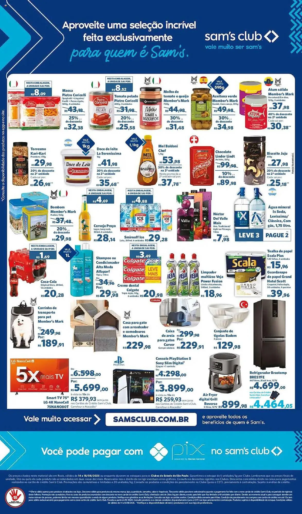 Encarte de Catálogo Sam's Club 14 de agosto até 18 de agosto 2025 - Pagina 2