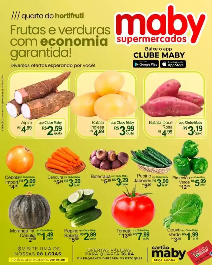 Encarte de Encarte Maby Supermercados 16 de abril até 30 de abril 2025 - Pagina 2