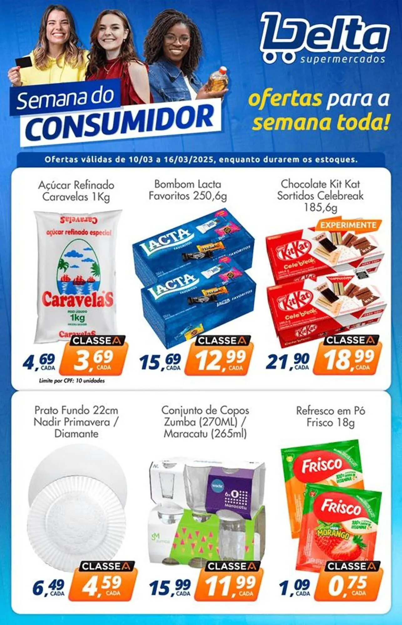 Encarte de Catálogo Delta Supermercados 10 de março até 16 de março 2025 - Pagina 3