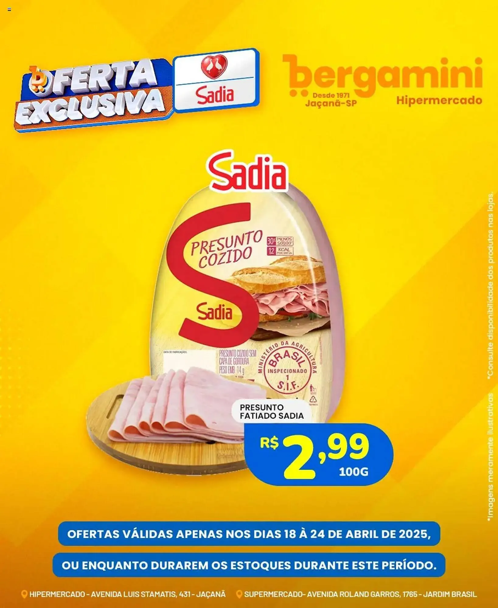 Encarte de Catálogo Supermercado Bergamini 18 de abril até 24 de abril 2025 - Pagina 2