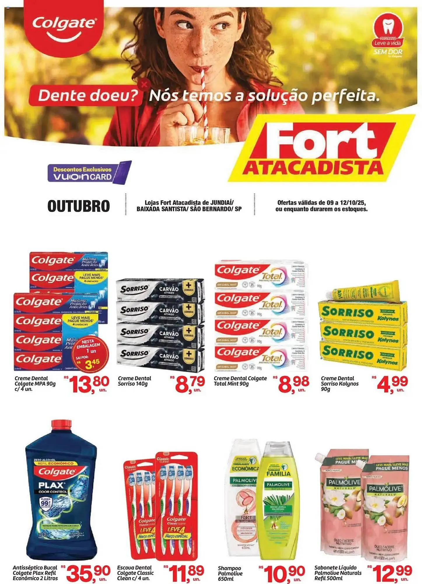 Encarte de Tabloide Fort Atacadista 9 de outubro até 12 de outubro 2025 - Pagina 1