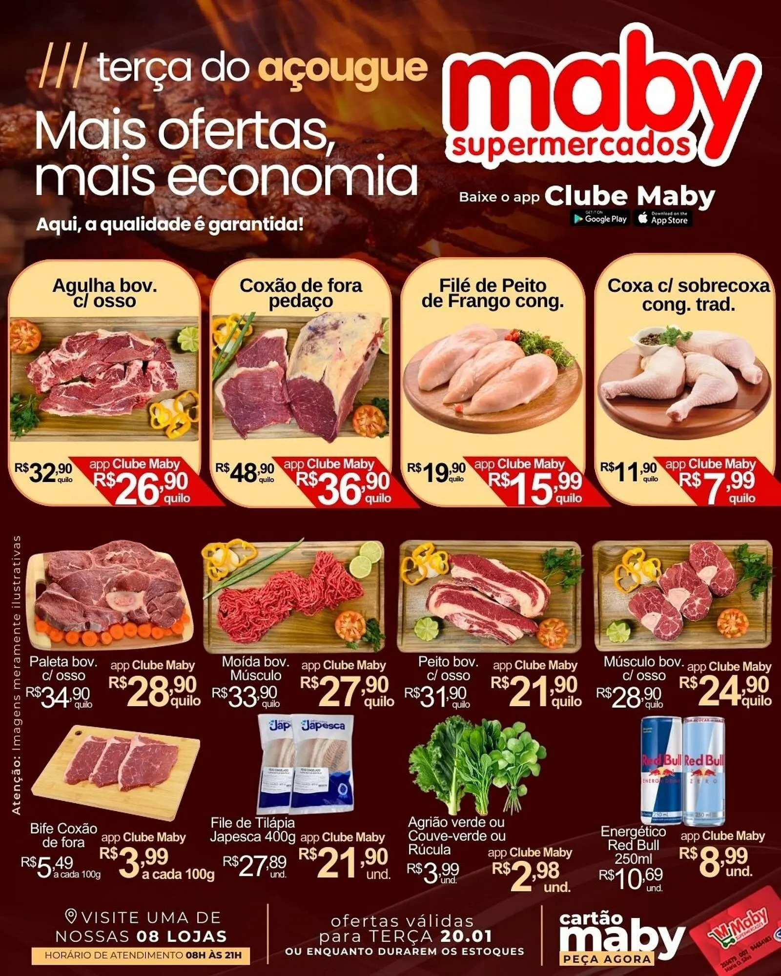 Encarte de Catálogo Maby Supermercados 19 de janeiro até 20 de janeiro 2026 - Pagina 1