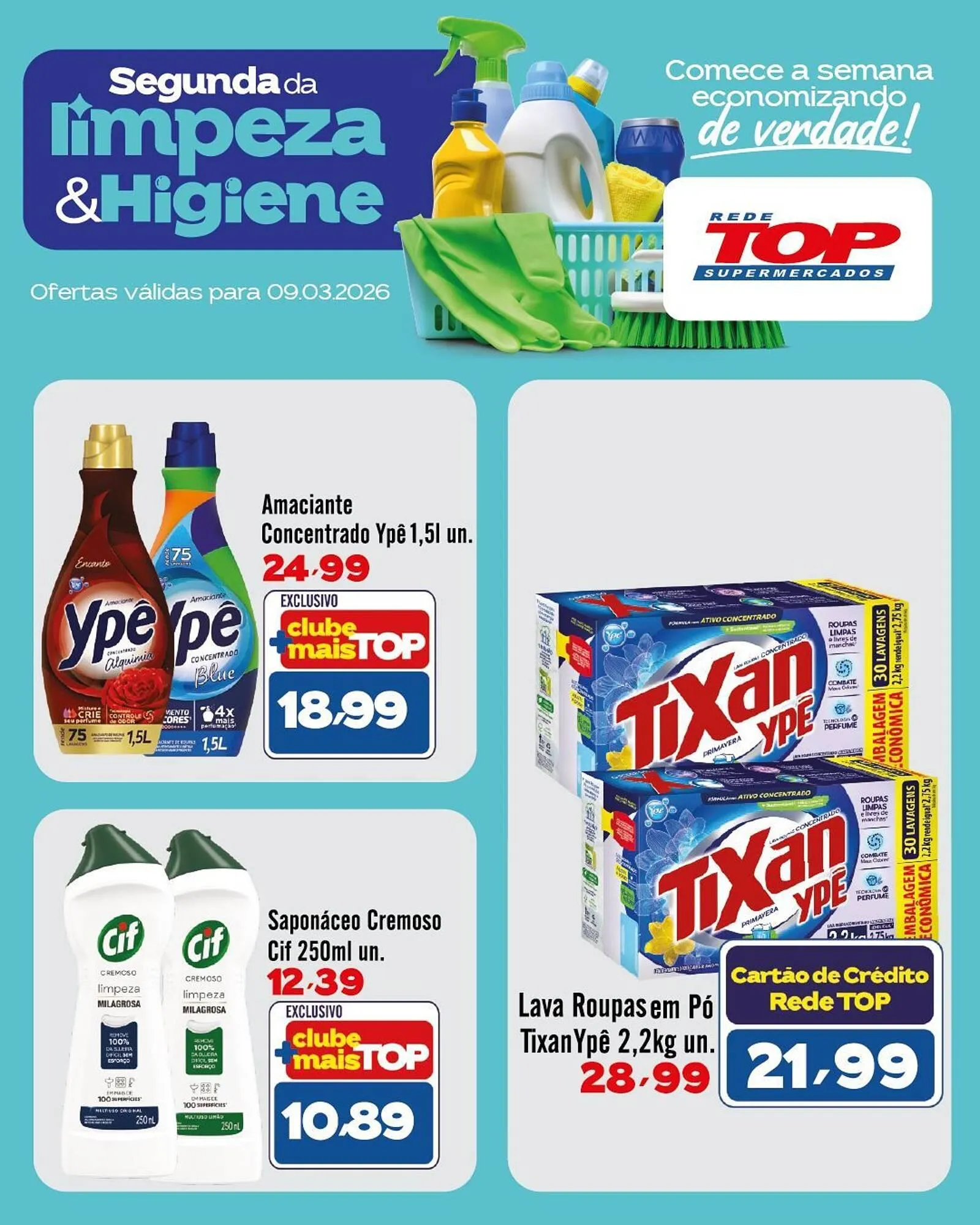 Encarte de Encarte Rede Top 9 de março até 9 de março 2026 - Pagina 1