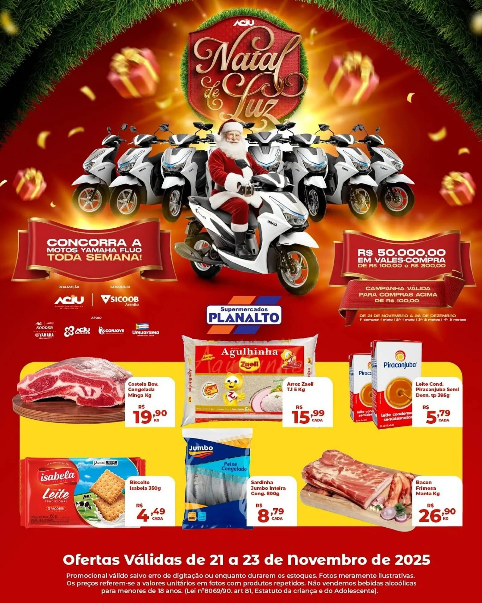 Encarte de Catálogo Supermercados Planalto 21 de novembro até 23 de novembro 2025 - Pagina 1