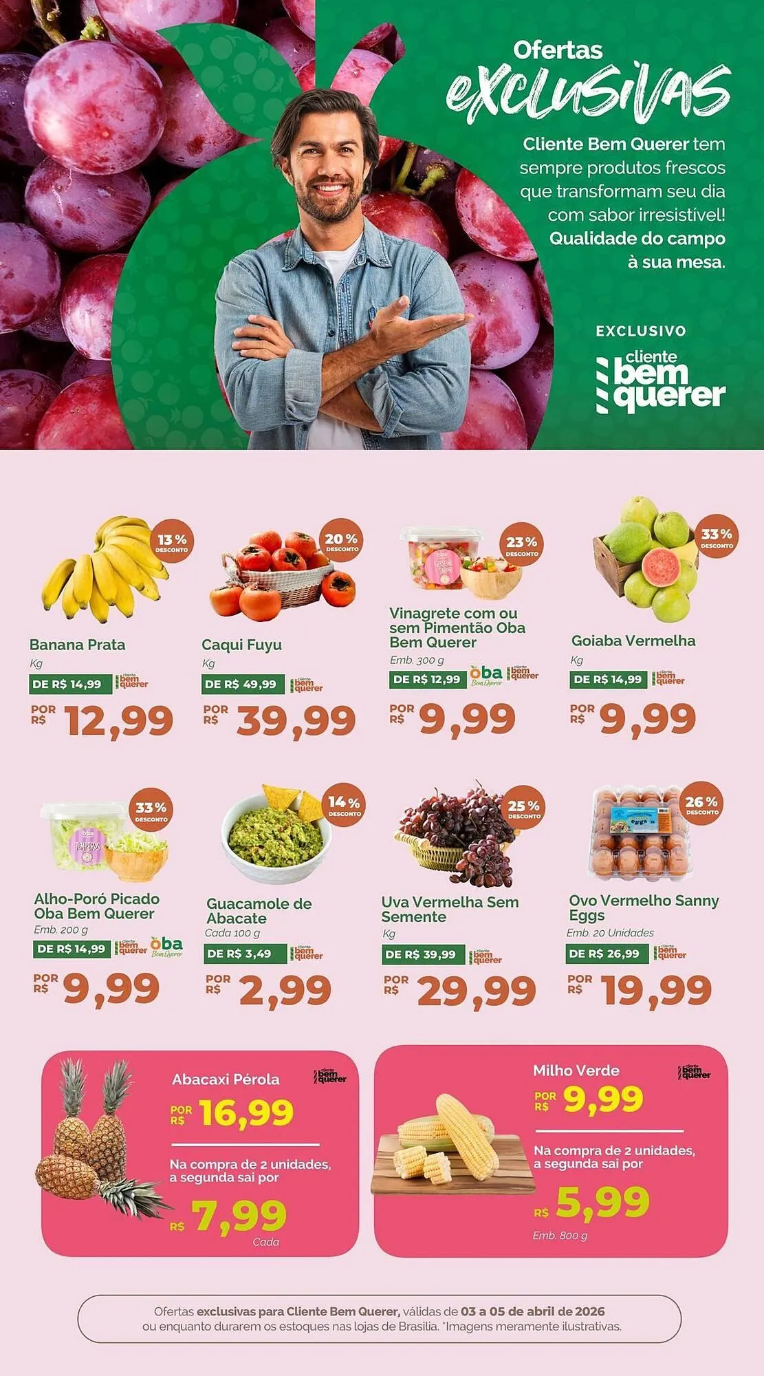 Encarte de Folheto Oba Hortifruti 3 de abril até 5 de abril 2026 - Pagina 4