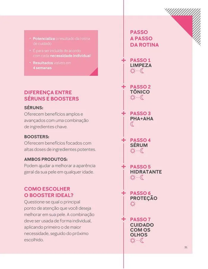 Encarte de Cartilha Cuidados Faciais 2 de setembro até 30 de setembro 2024 - Pagina 31