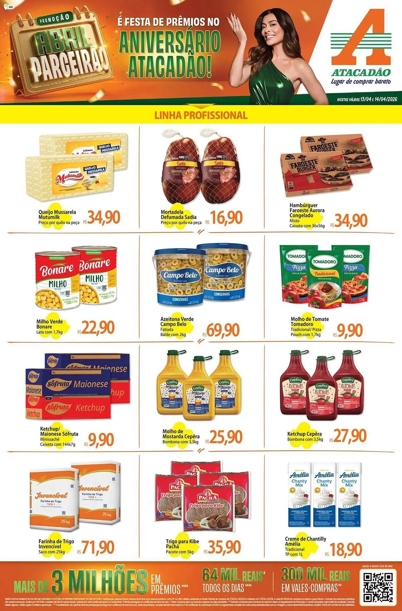 Encarte de Folheto Atacadão 14 de abril até 14 de abril 2026 - Pagina 1