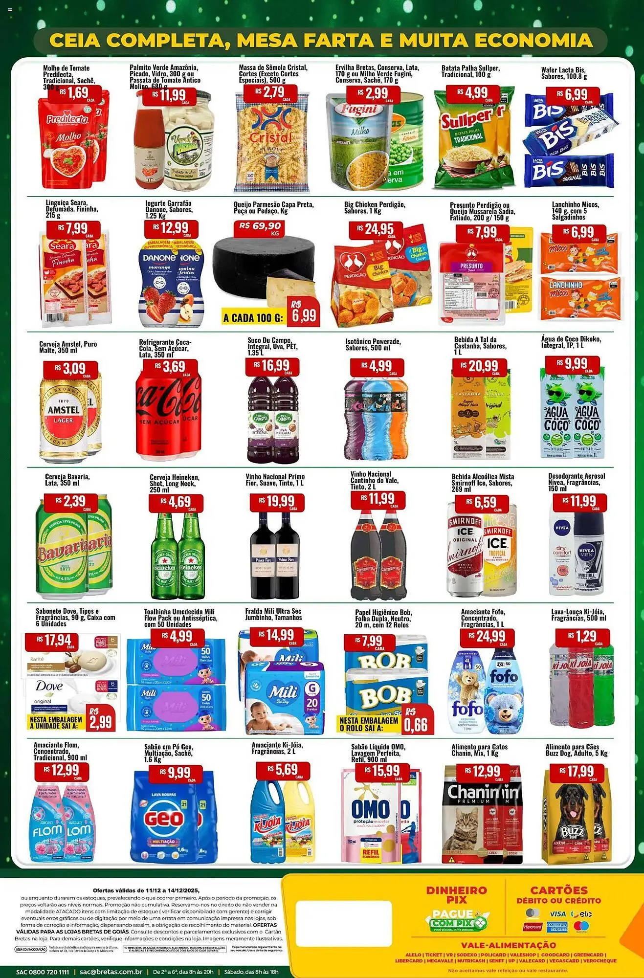 Encarte de Catálogo Supermercados Bretas 11 de dezembro até 14 de dezembro 2025 - Pagina 4