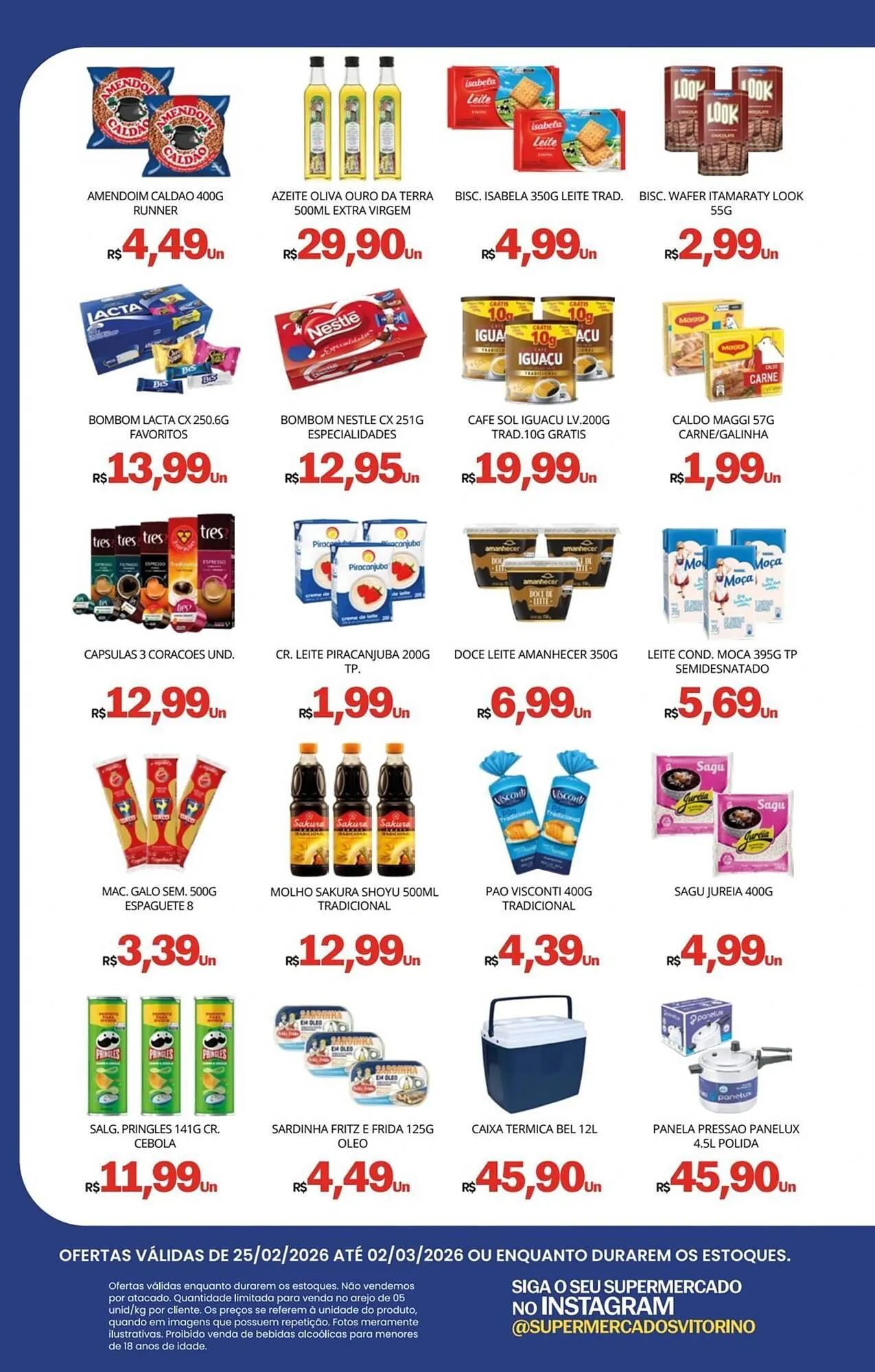 Encarte de Catálogo Supermercado Vitorino 26 de fevereiro até 2 de março 2026 - Pagina 2