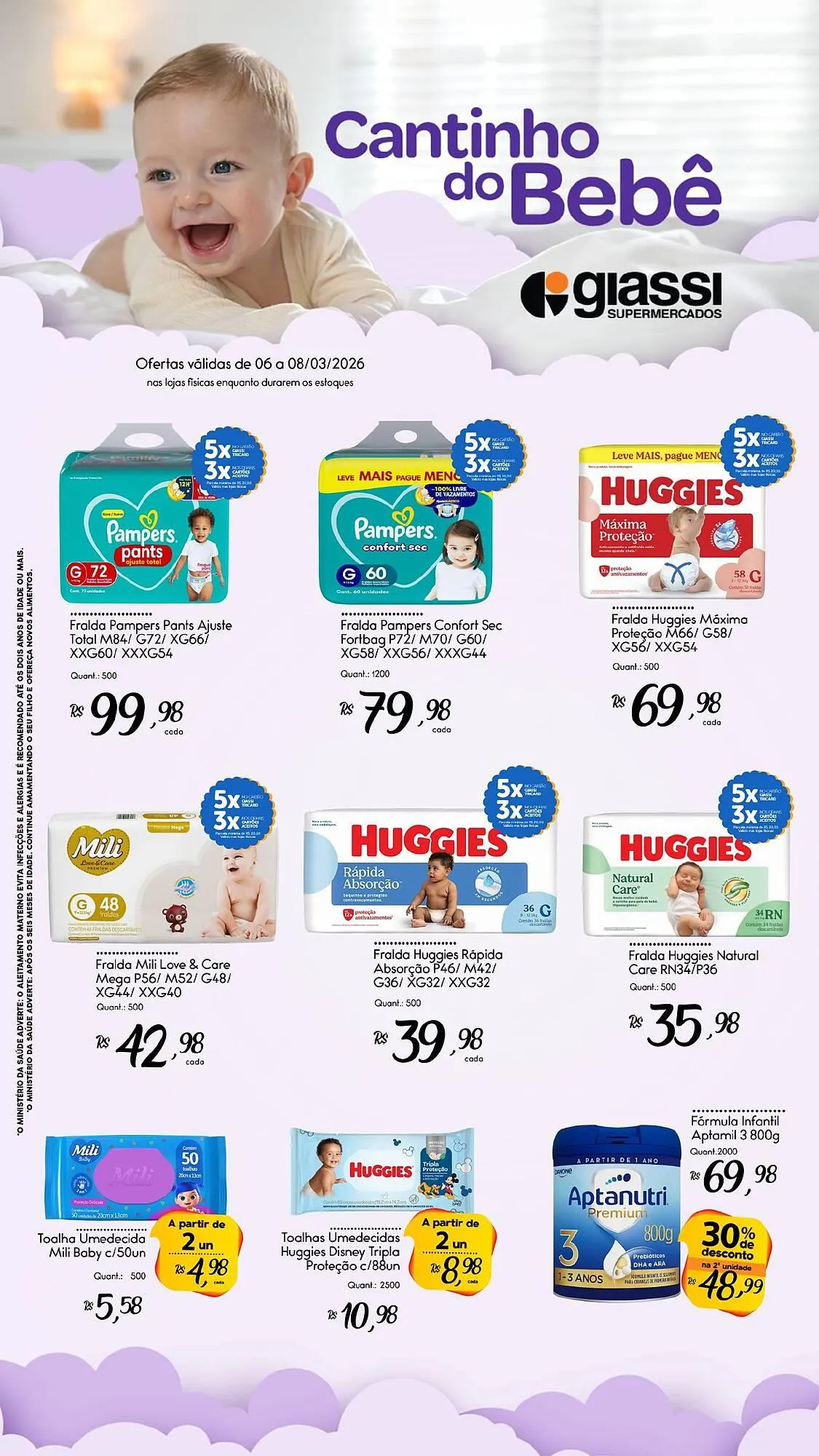 Encarte de Encarte Giassi Supermercados 6 de março até 8 de março 2026 - Pagina 3