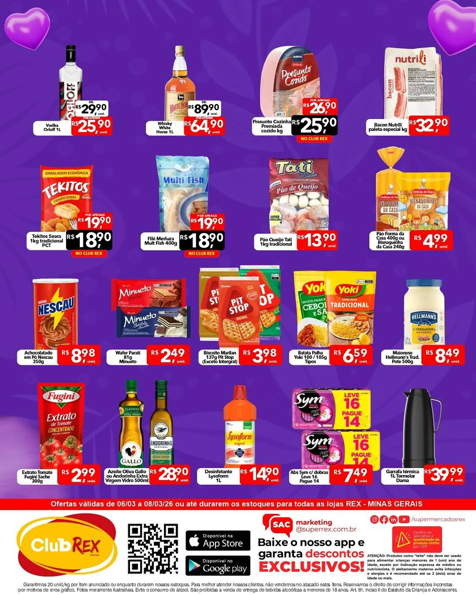 Encarte de Catálogo Supermercados Rex 6 de março até 8 de março 2026 - Pagina 2