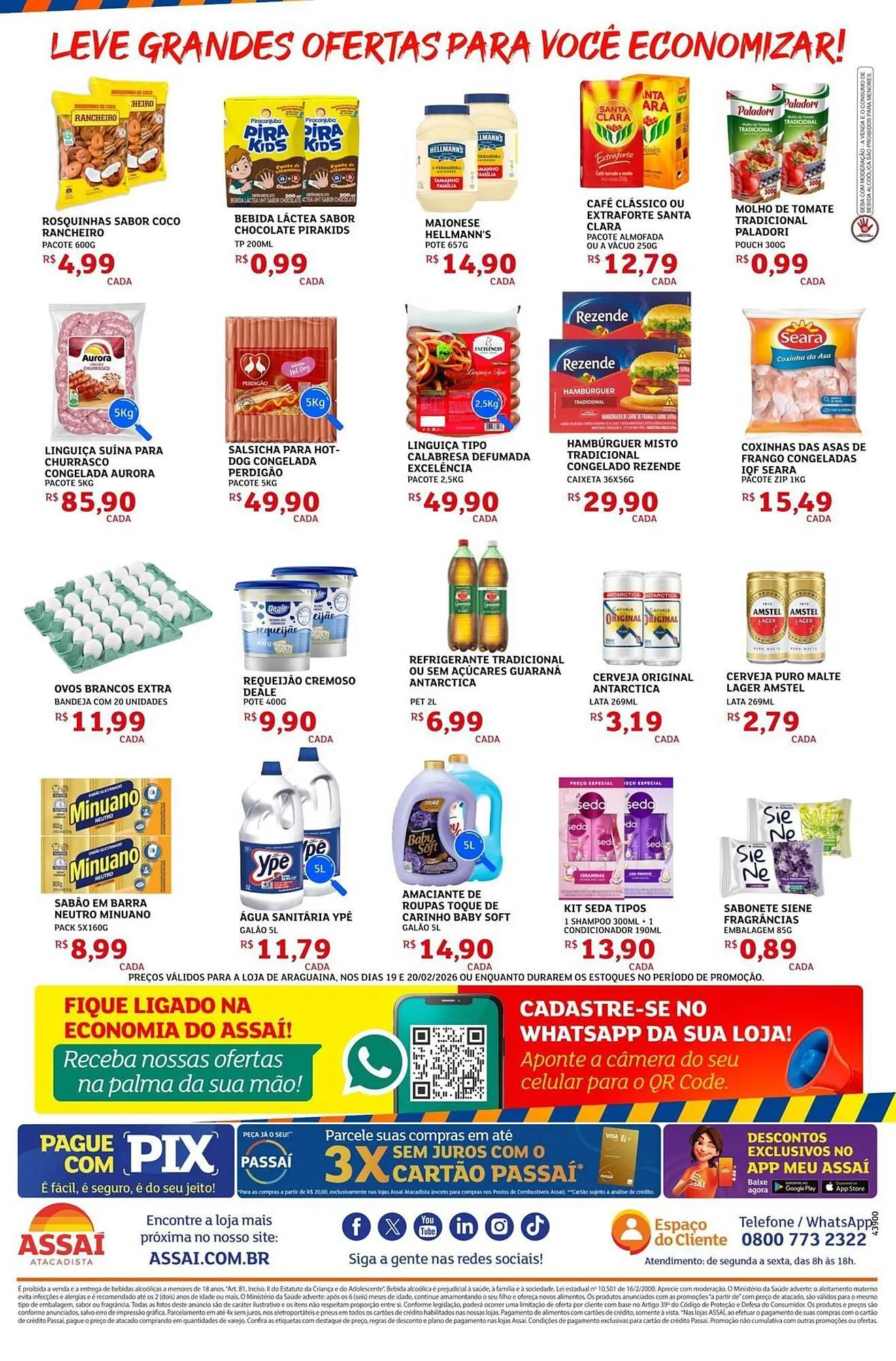 Encarte de Encarte Assaí Atacadista 19 de fevereiro até 20 de fevereiro 2026 - Pagina 2