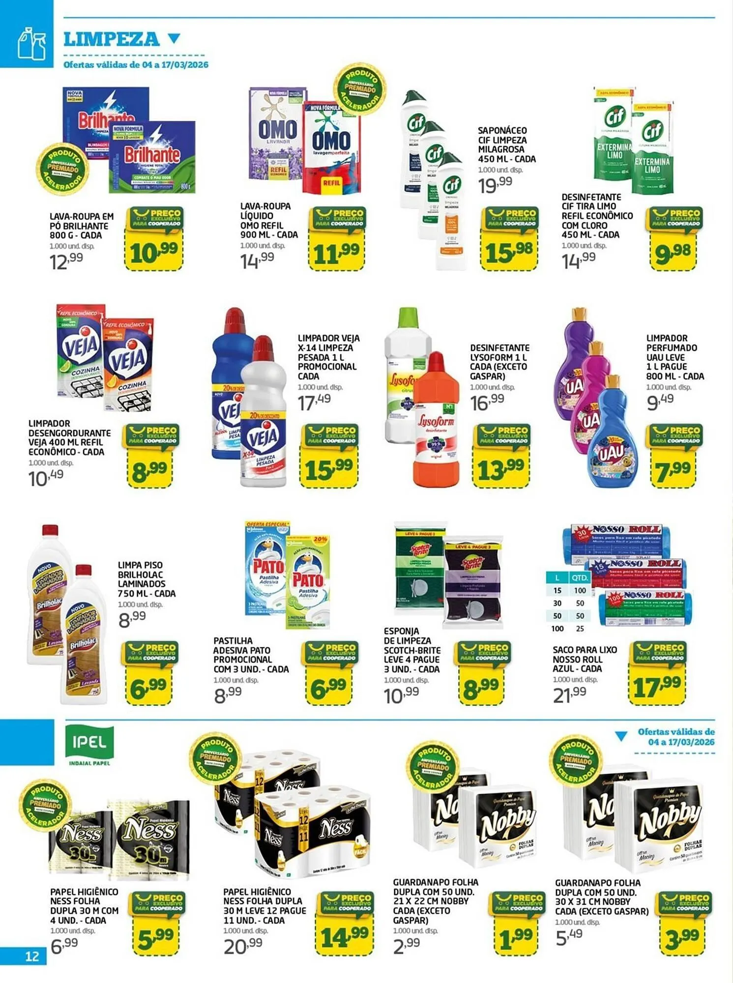 Encarte de Tabloide Cooper 4 de março até 17 de março 2026 - Pagina 12