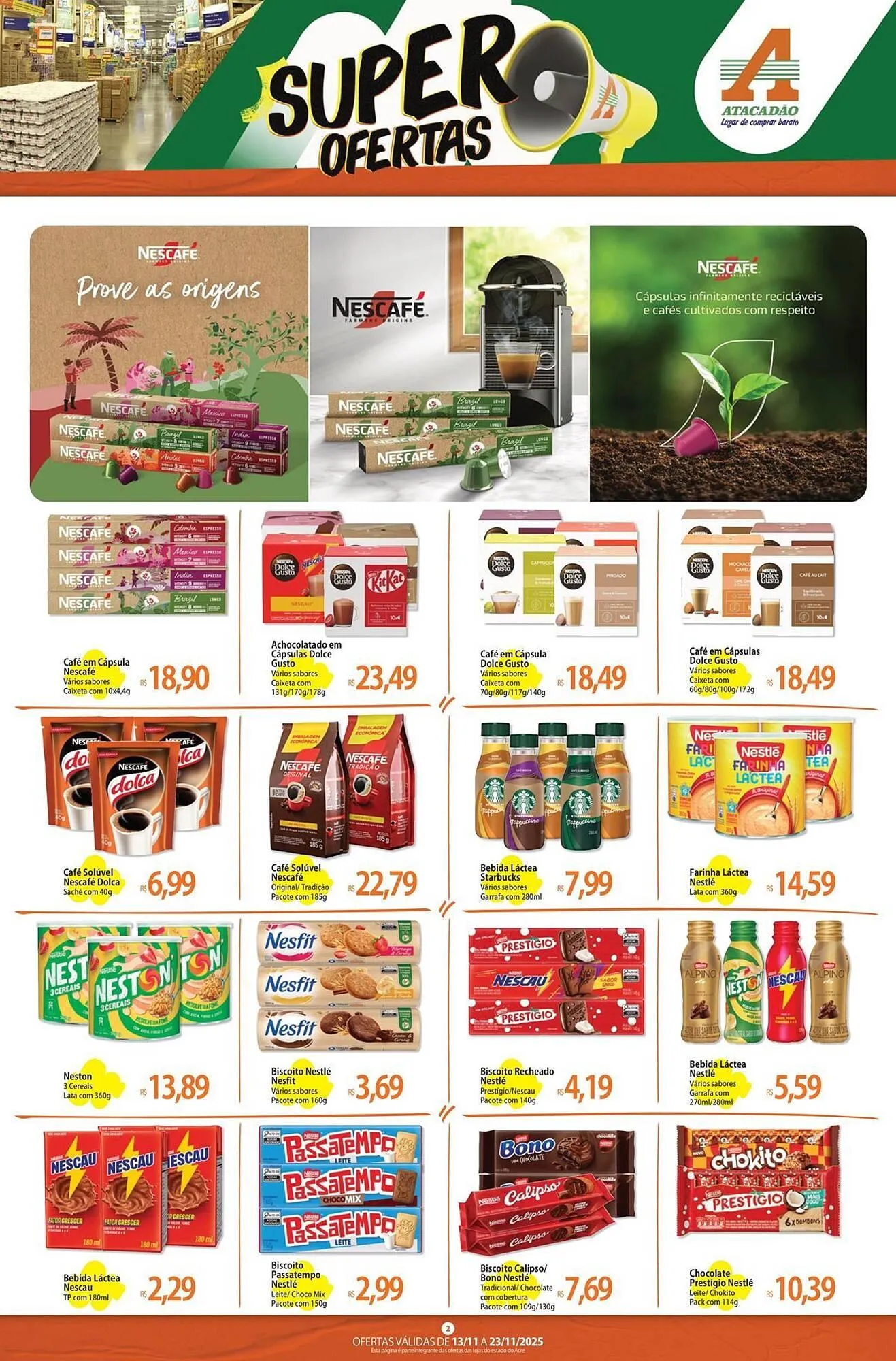 Encarte de Folheto Atacadão 13 de novembro até 23 de novembro 2025 - Pagina 2