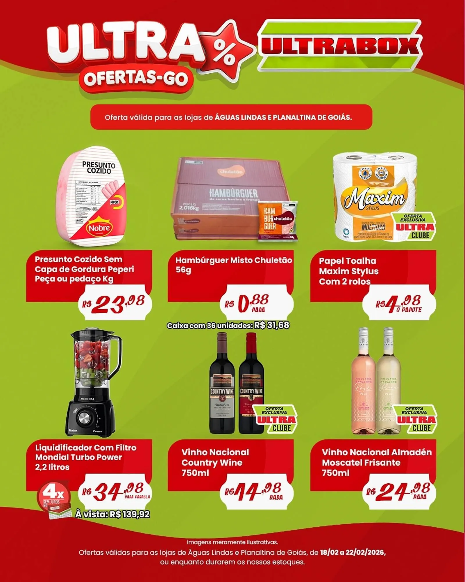 Encarte de Panfleto Ultrabox 18 de fevereiro até 22 de fevereiro 2026 - Pagina 3