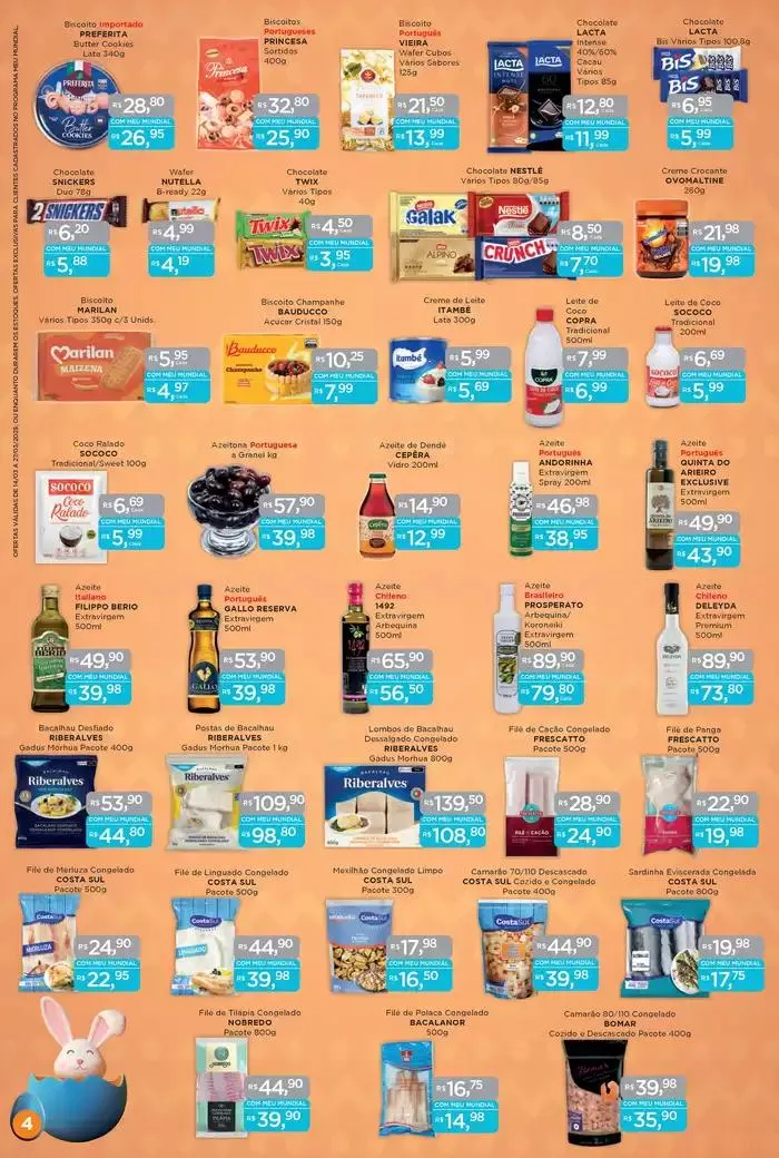 Encarte de Ofertas Supermercados Mundial 14 de março até 27 de março 2025 - Pagina 4
