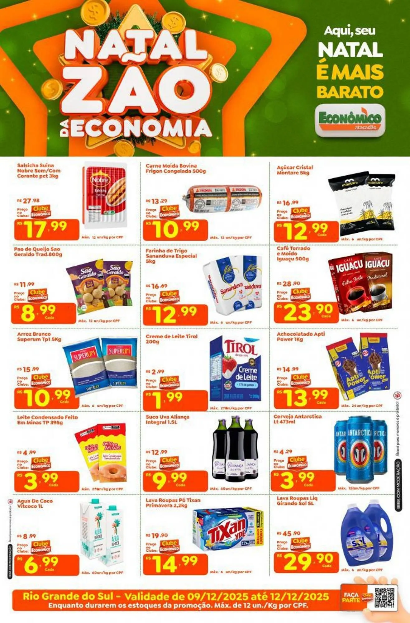 Encarte de Catálogo Econômico Atacadão 10 de dezembro até 12 de dezembro 2025 - Pagina 1