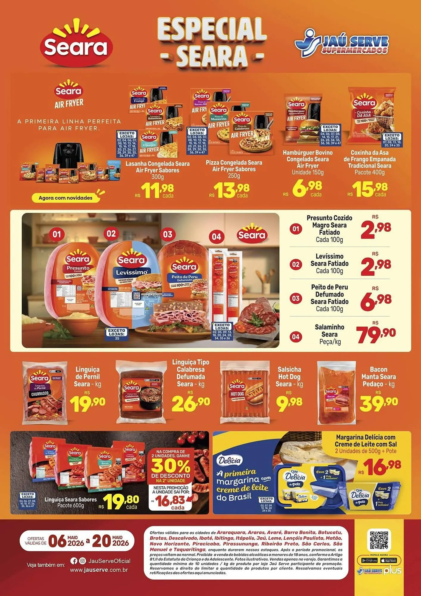 Encarte de Catálogo Supermercados Jau Serve 12 de maio até 20 de maio 2026 - Pagina 1