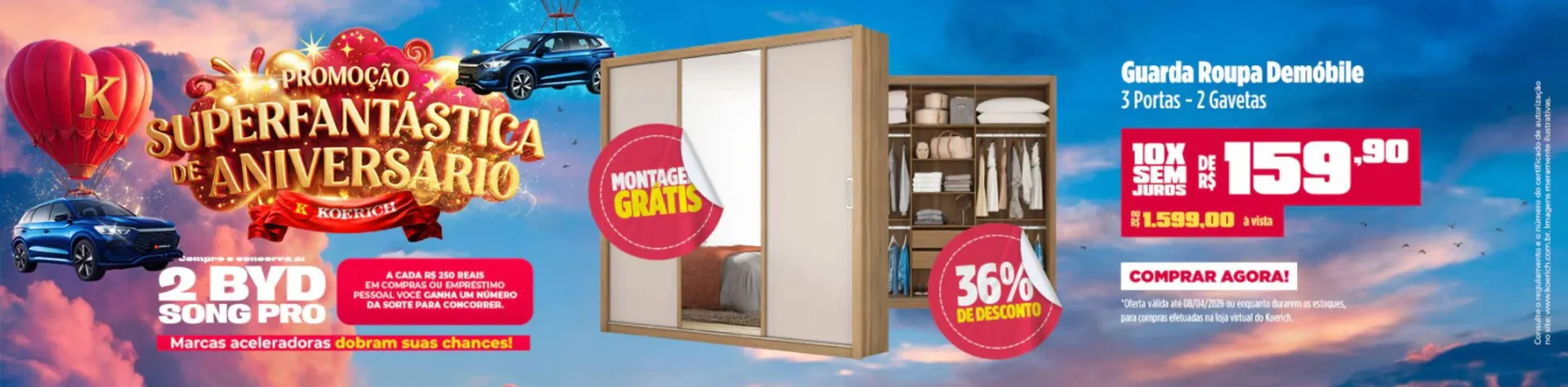 Encarte de Catálogo Lojas Koerich 8 de abril até 12 de abril 2026 - Pagina 9