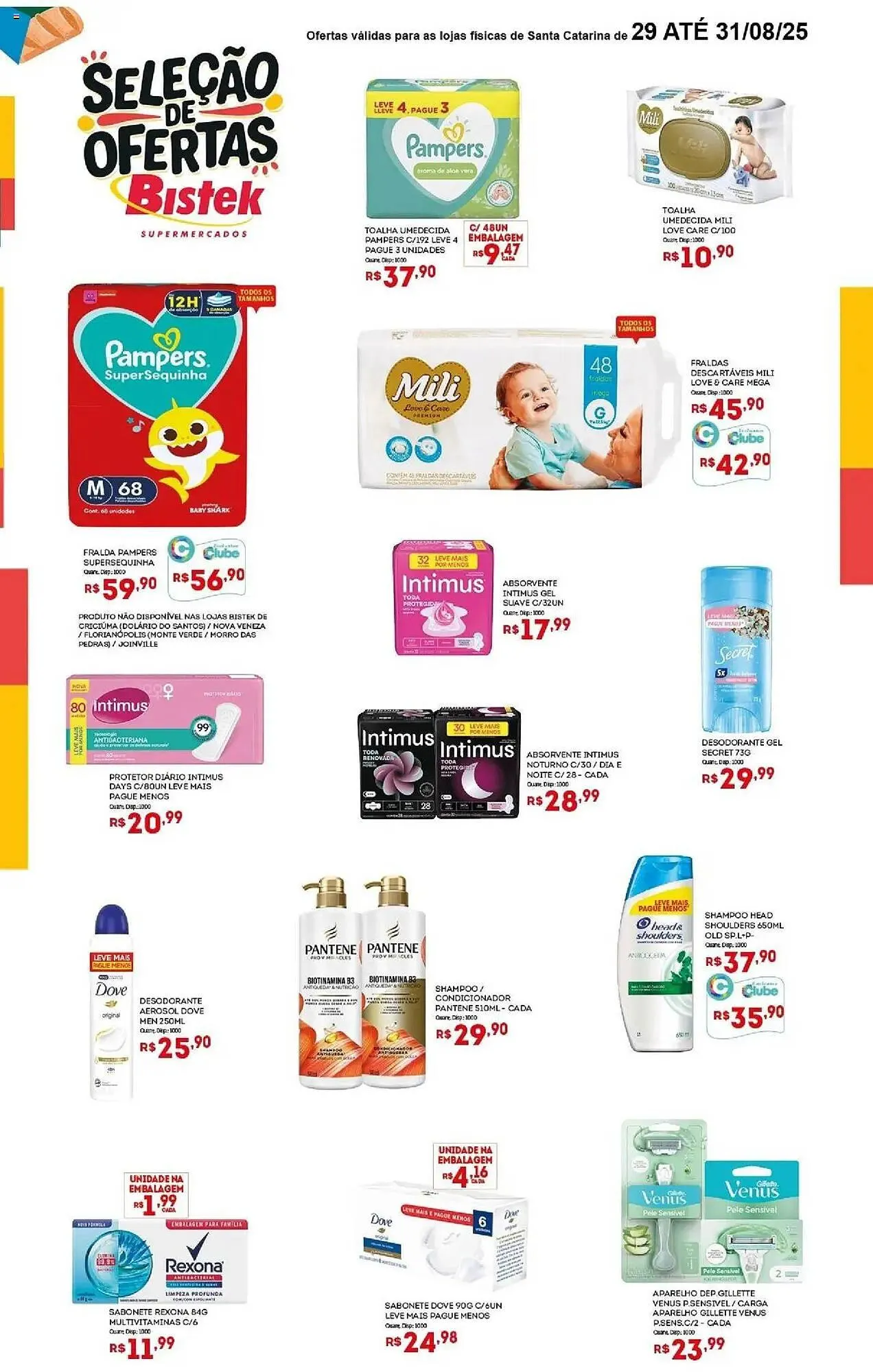 Encarte de Catálogo Bistek Supermercados 29 de agosto até 31 de agosto 2025 - Pagina 3