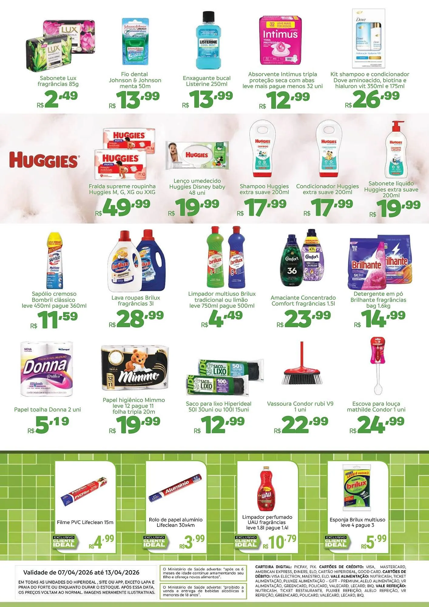 Encarte de Catálogo Hiperideal Supermercados 7 de abril até 13 de abril 2026 - Pagina 4