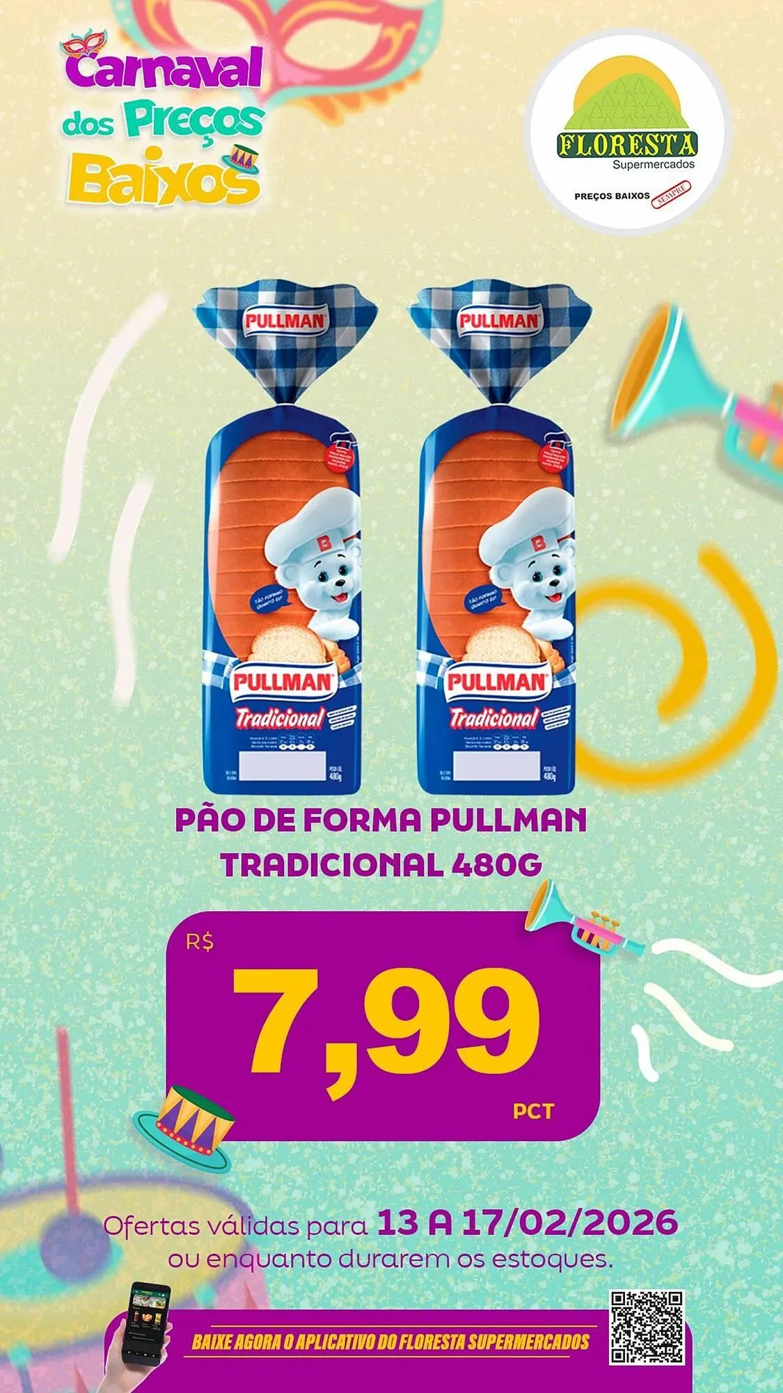 Encarte de Catálogo Floresta Supermercados 13 de fevereiro até 17 de fevereiro 2026 - Pagina 61