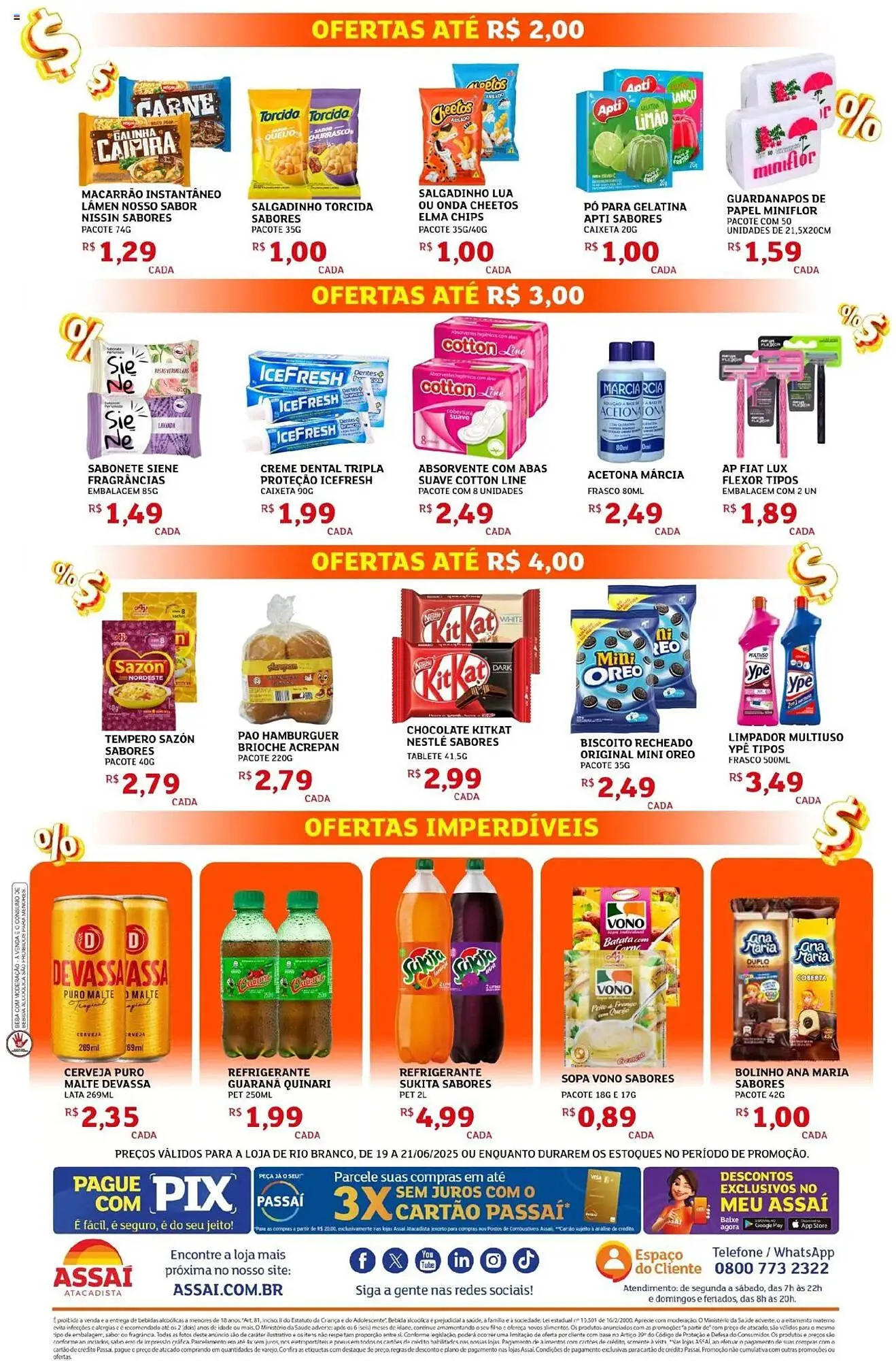 Encarte de Catálogo Assaí Atacadista 19 de junho até 21 de junho 2025 - Pagina 2