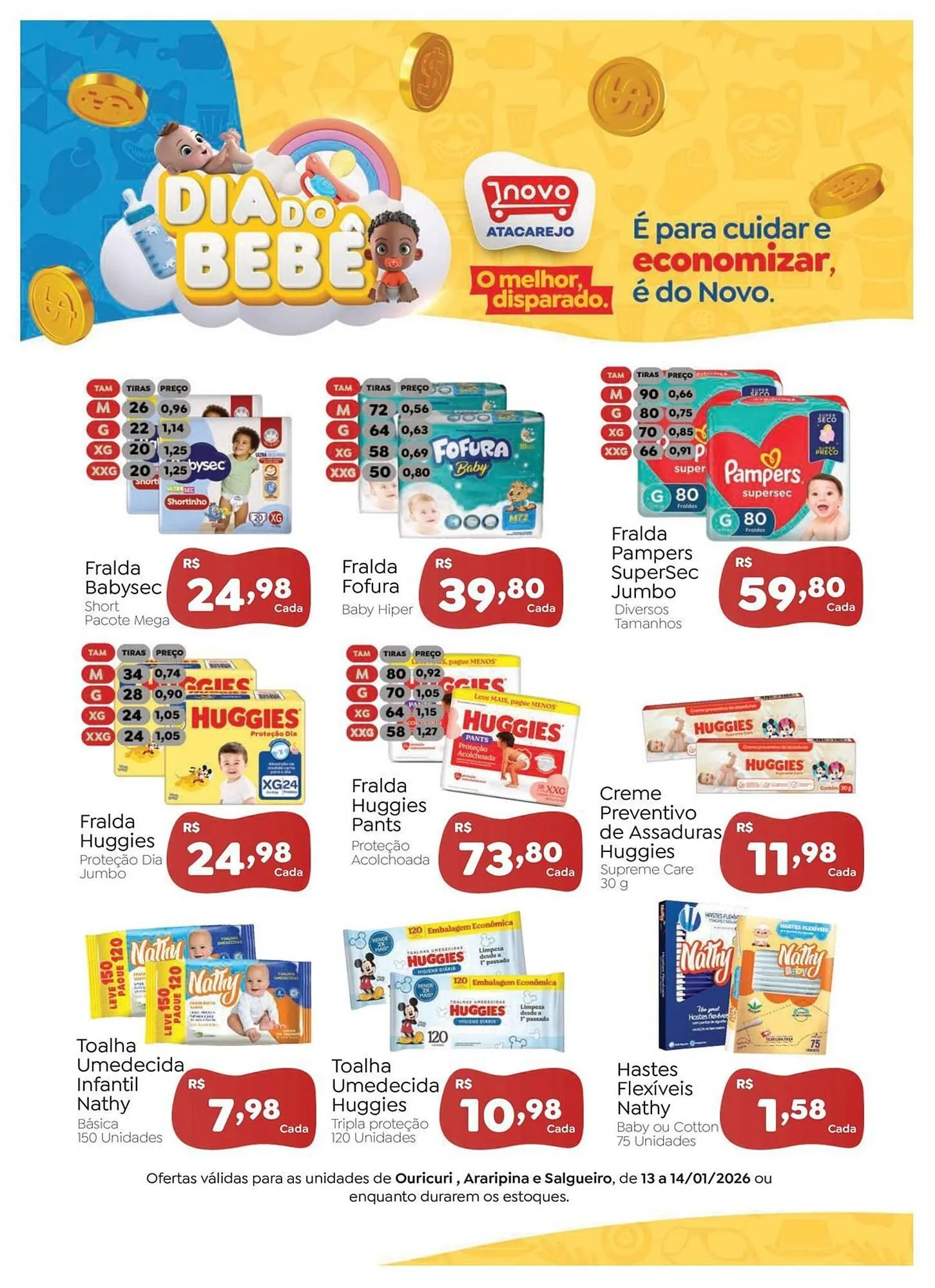 Encarte de Folheto Novo Atacarejo 13 de janeiro até 14 de janeiro 2026 - Pagina 1