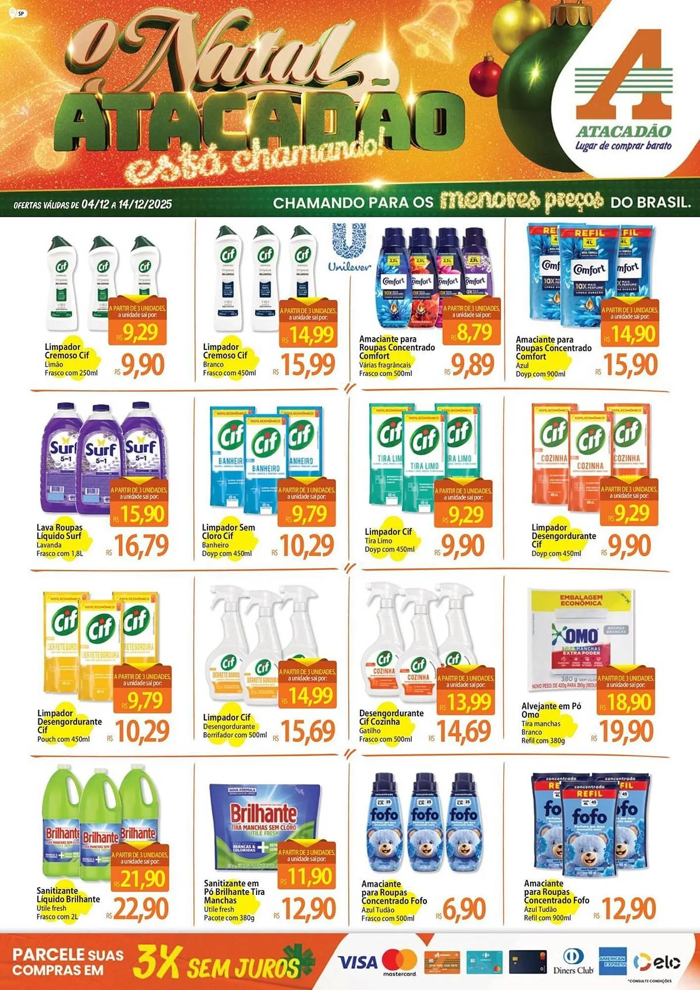 Encarte de Folheto Atacadão 4 de dezembro até 14 de dezembro 2025 - Pagina 1