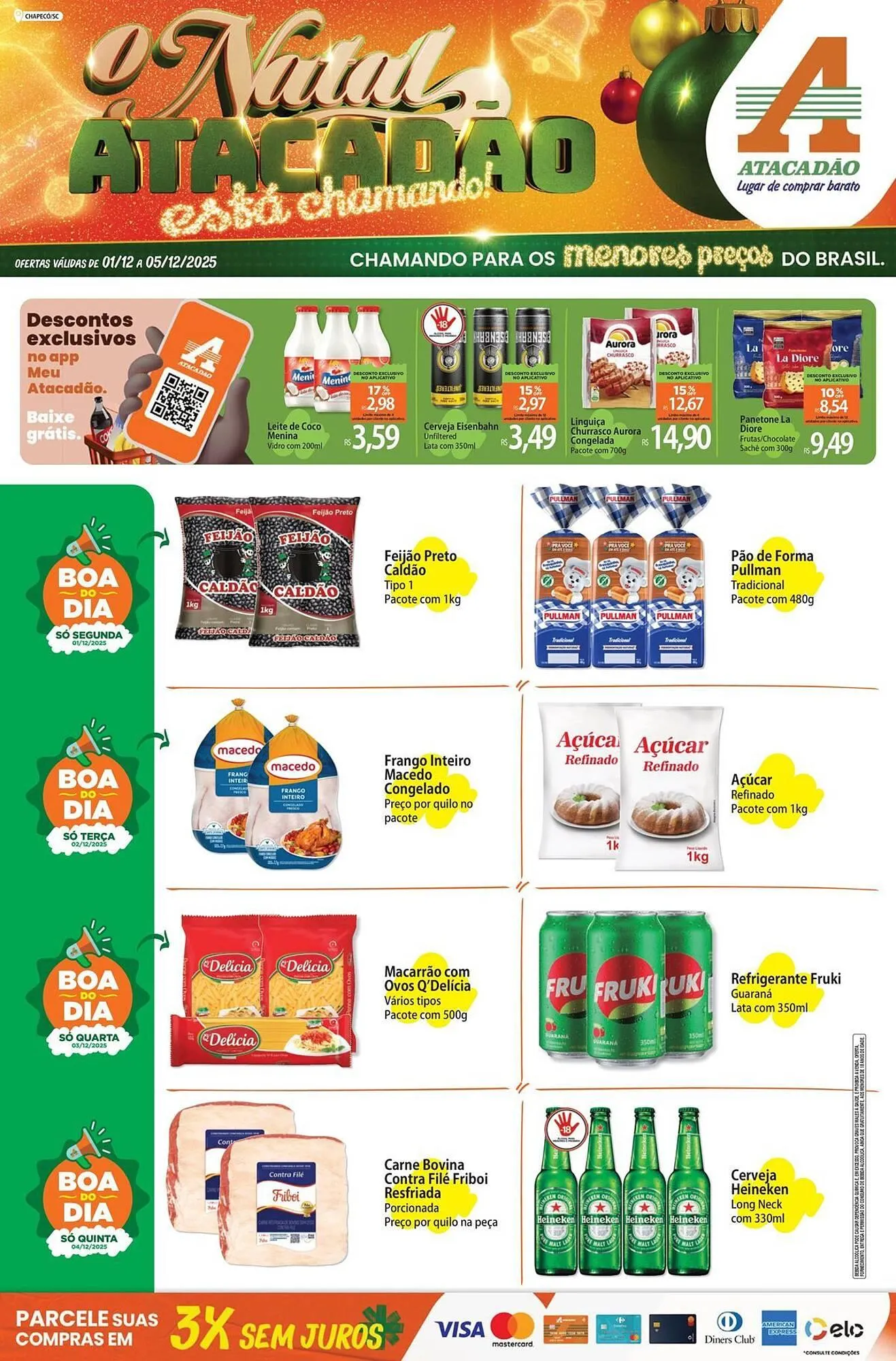 Encarte de Folheto Atacadão 4 de dezembro até 5 de dezembro 2025 - Pagina 1