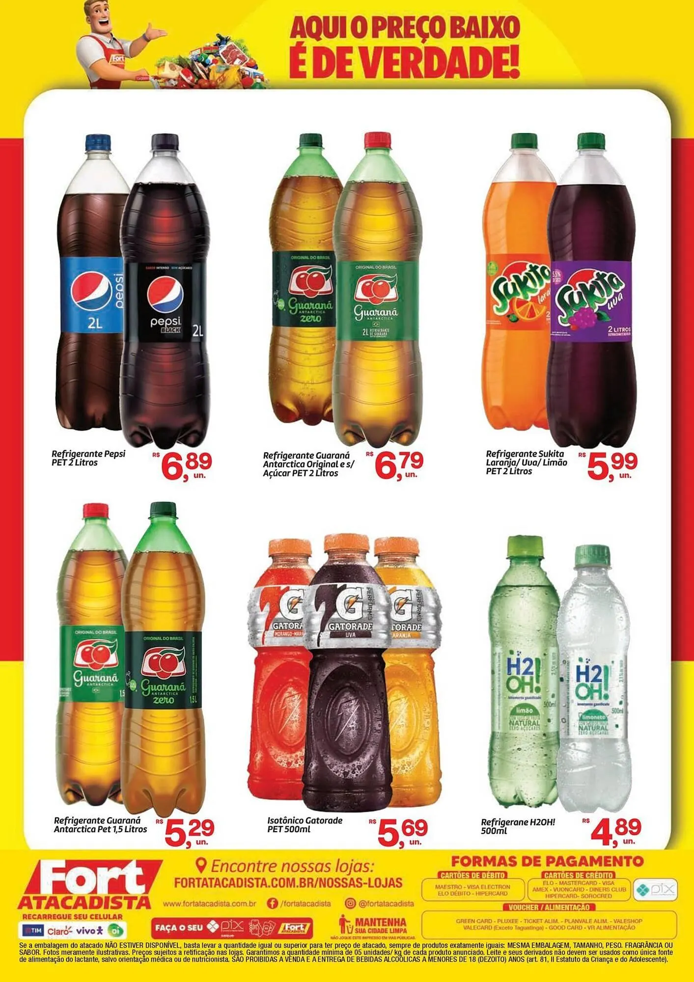 Encarte de Tabloide Fort Atacadista 18 de abril até 22 de abril 2026 - Pagina 2