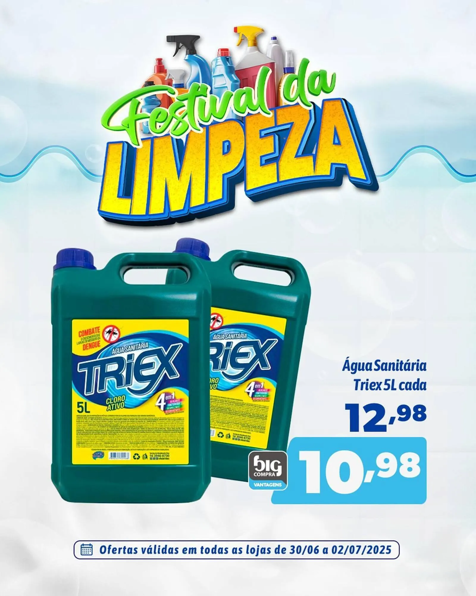 Encarte de Catálogo Supermercados Big Compra 30 de junho até 2 de julho 2025 - Pagina 1
