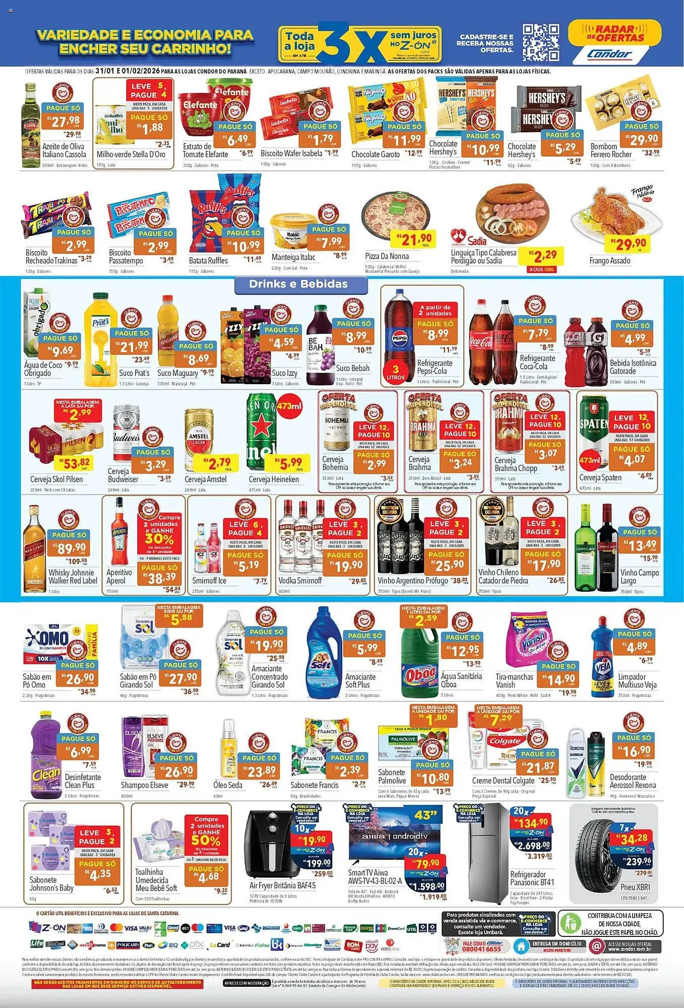 Encarte de Catálogo Supermercados Condor 31 de janeiro até 1 de fevereiro 2026 - Pagina 2