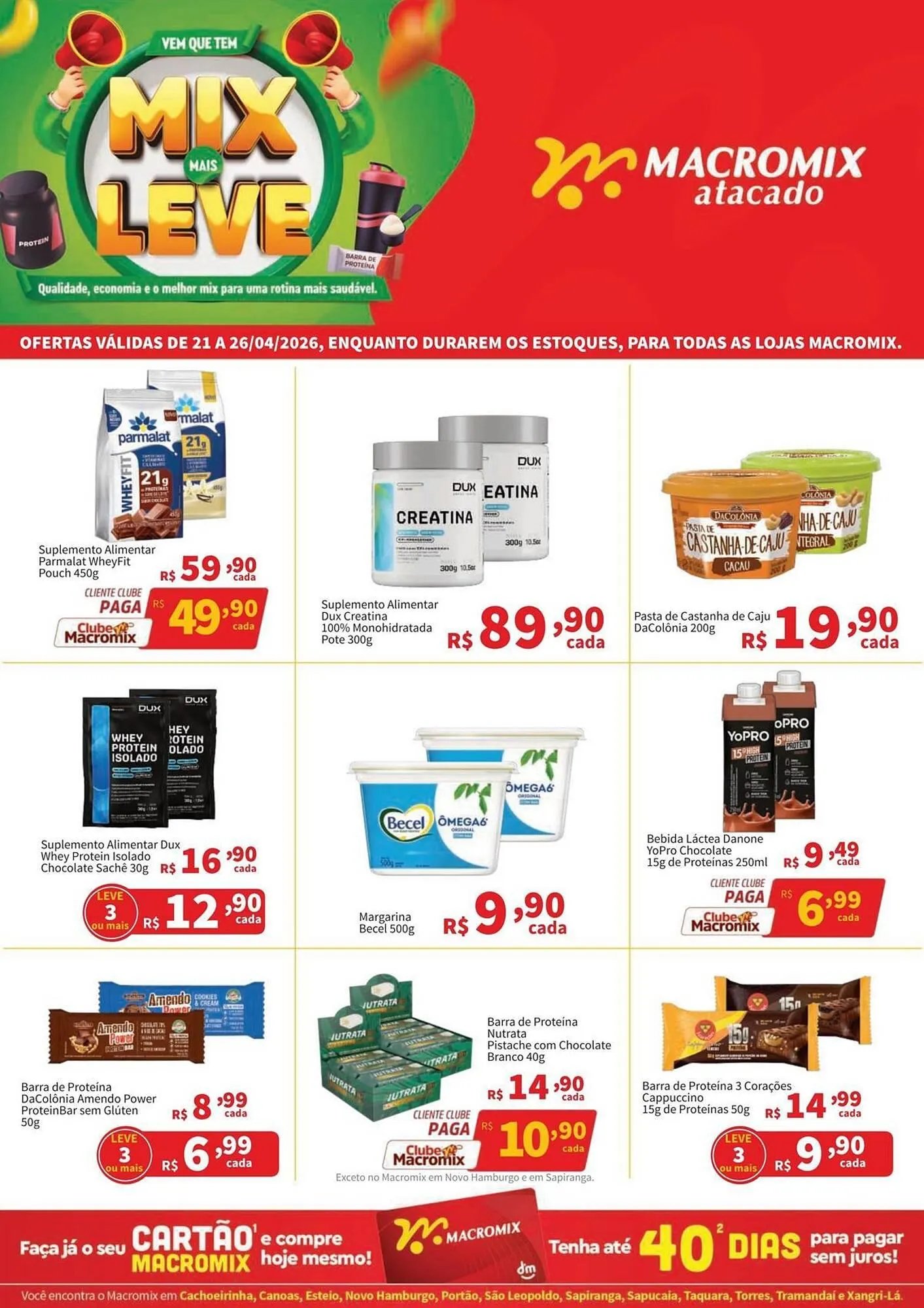 Encarte de Catálogo Macromix Atacado 21 de abril até 26 de abril 2026 - Pagina 1