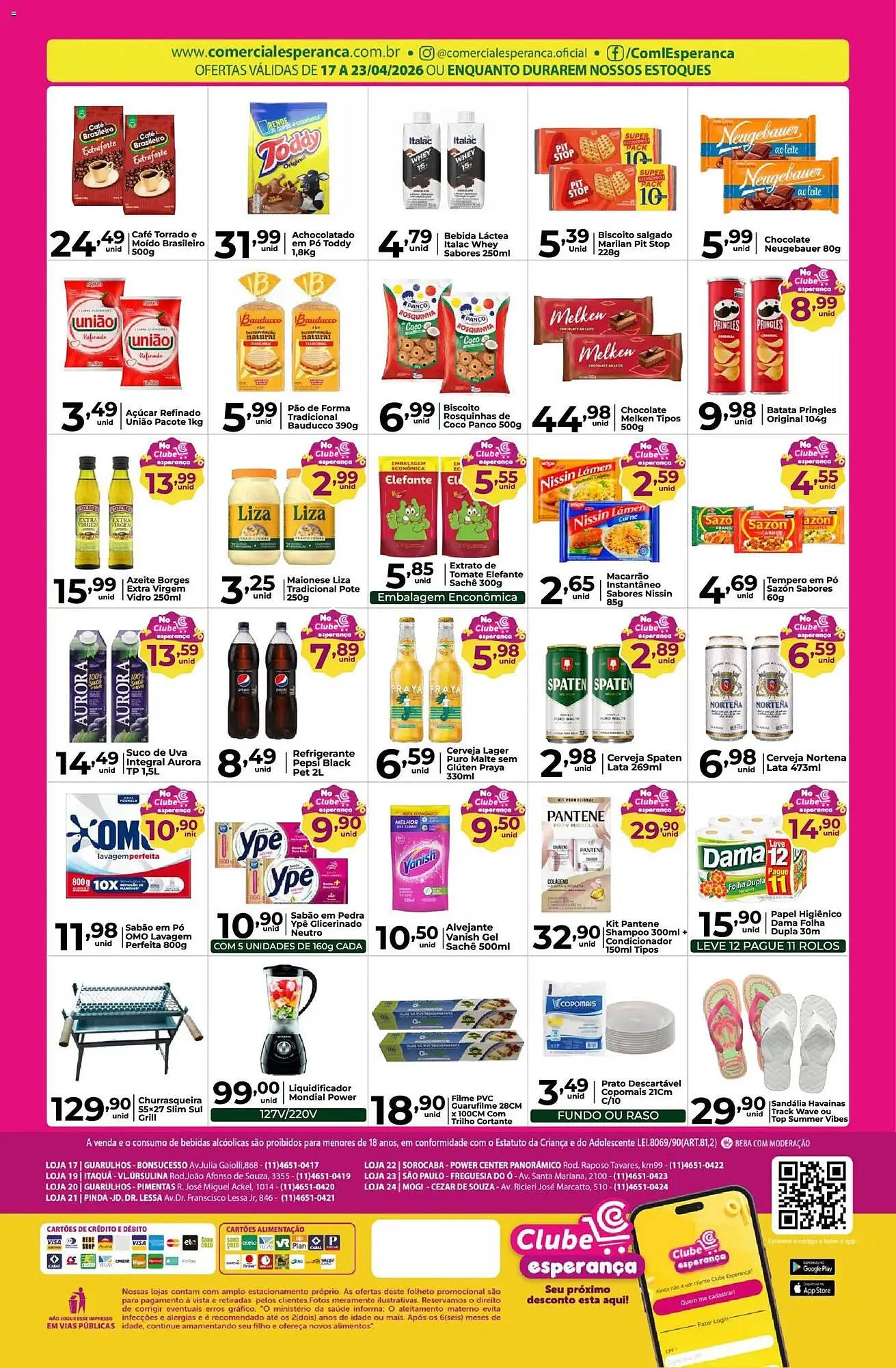 Encarte de Folheto Comercial Esperança 17 de abril até 23 de abril 2026 - Pagina 2