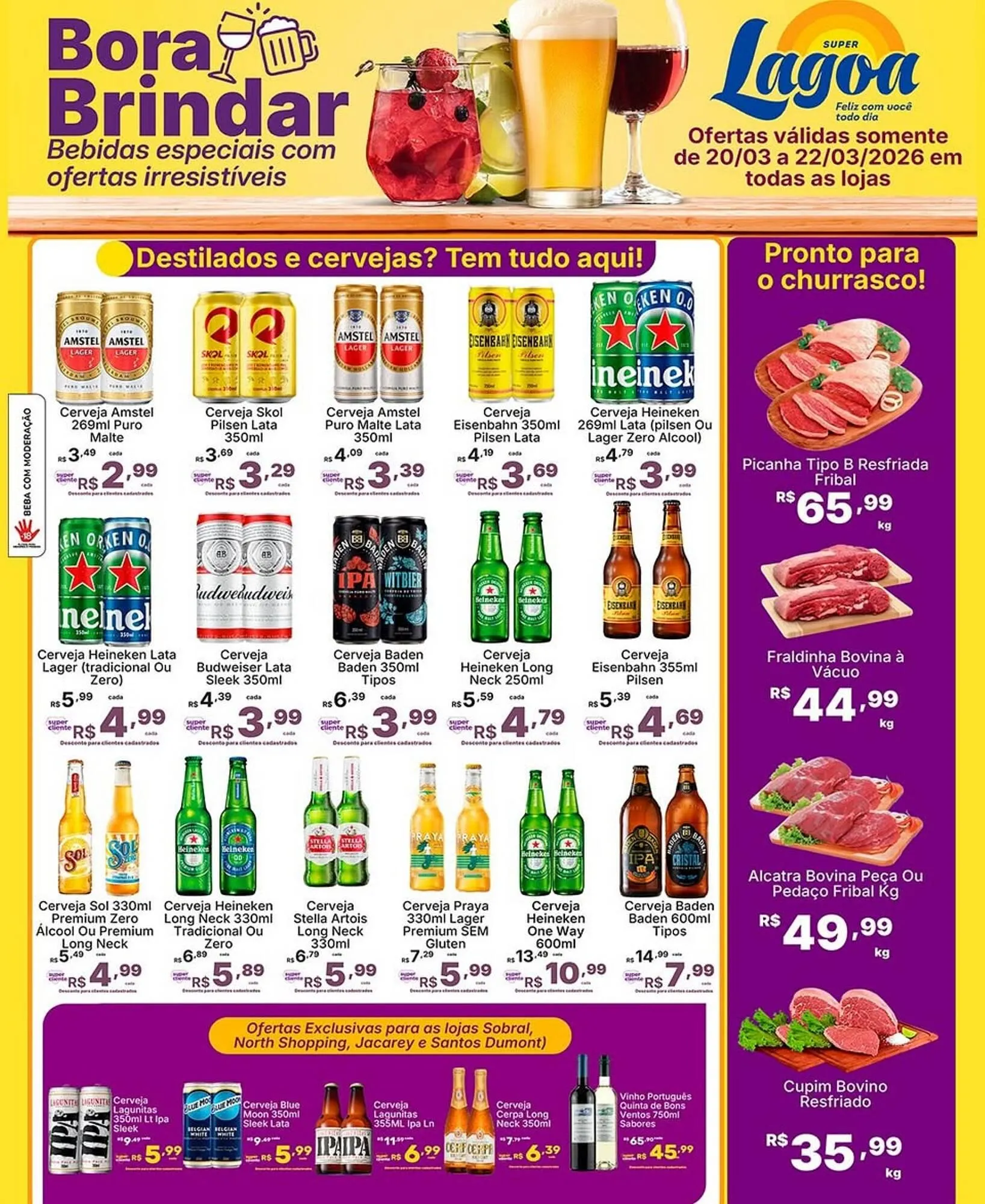 Encarte de Encarte Super Lagoa 20 de março até 22 de março 2026 - Pagina 1