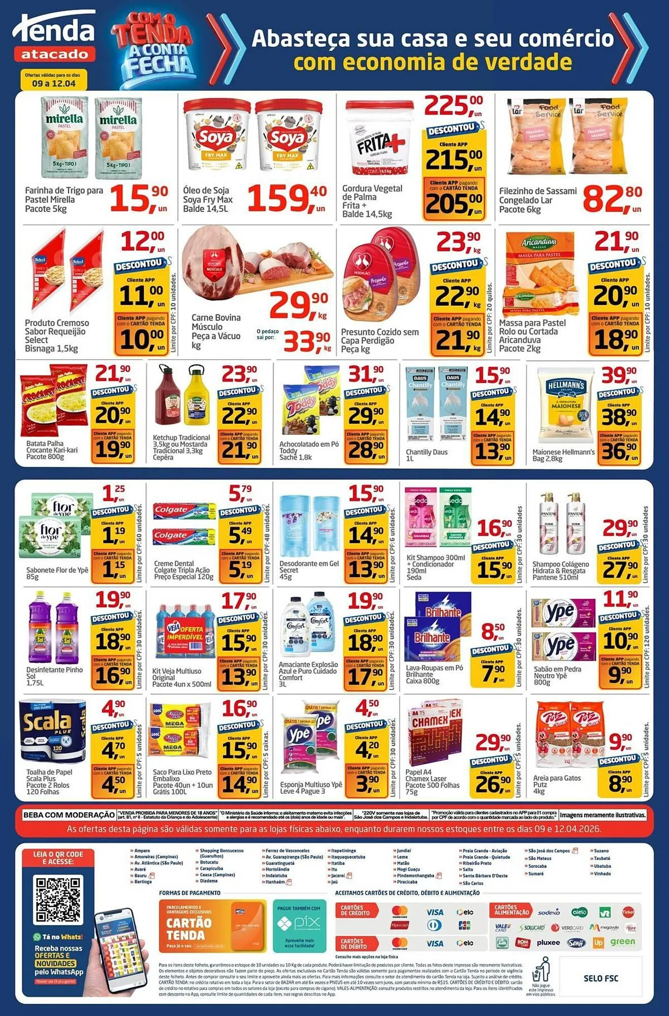 Encarte de Folheto Tenda Atacado 9 de abril até 12 de abril 2026 - Pagina 4