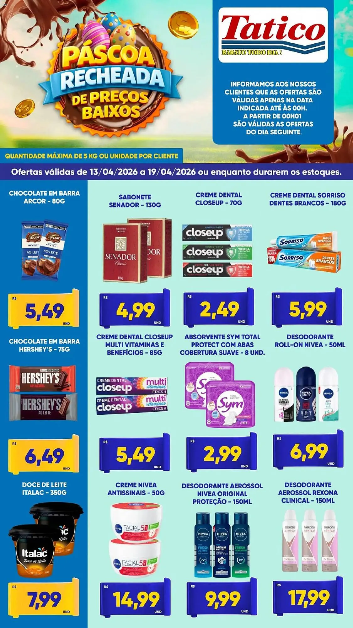 Encarte de Tabloide Tatico 13 de abril até 19 de abril 2026 - Pagina 5