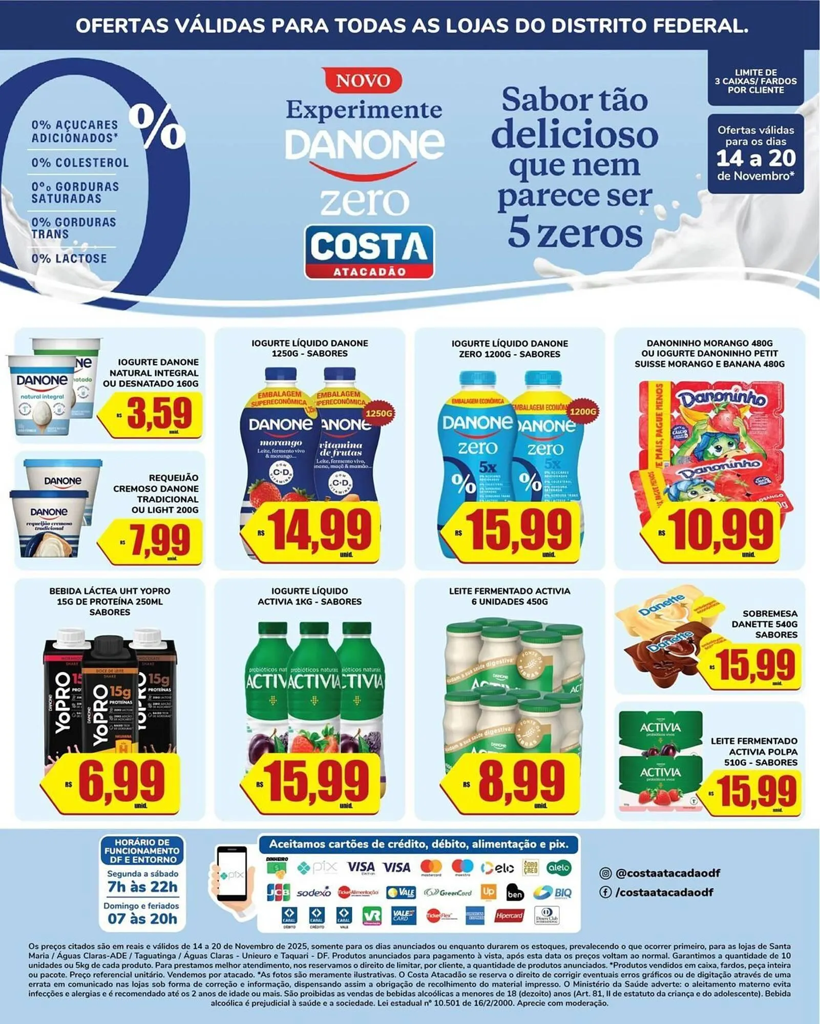 Encarte de Tabloide Costa Atacadão 14 de novembro até 20 de novembro 2025 - Pagina 1