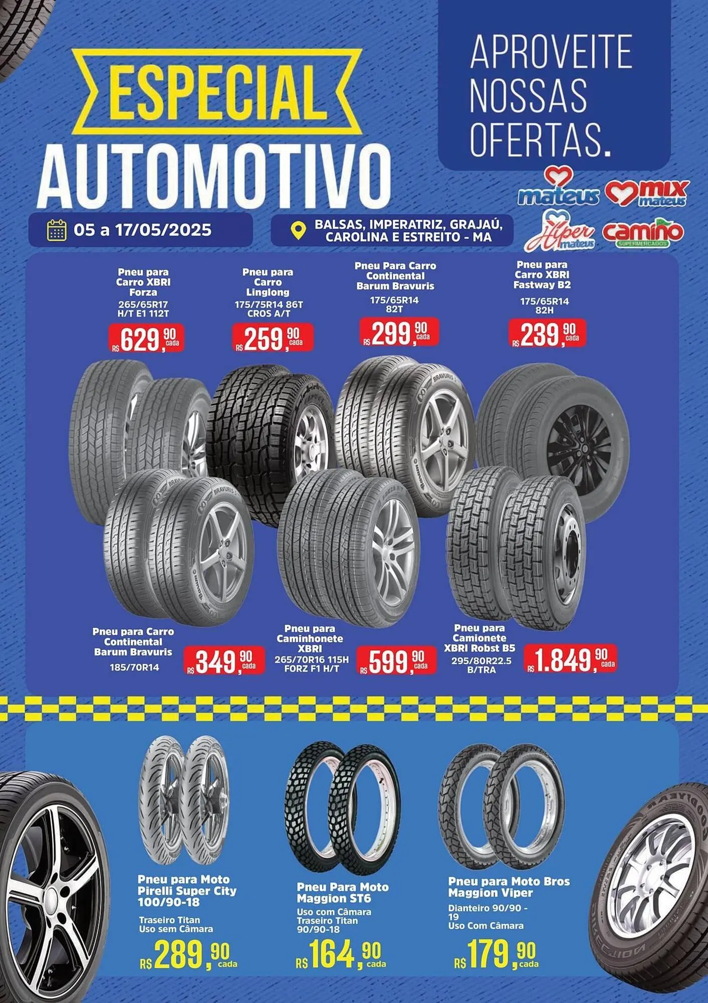 Encarte de Catálogo Supermercados Mateus 9 de maio até 17 de maio 2025 - Pagina 1