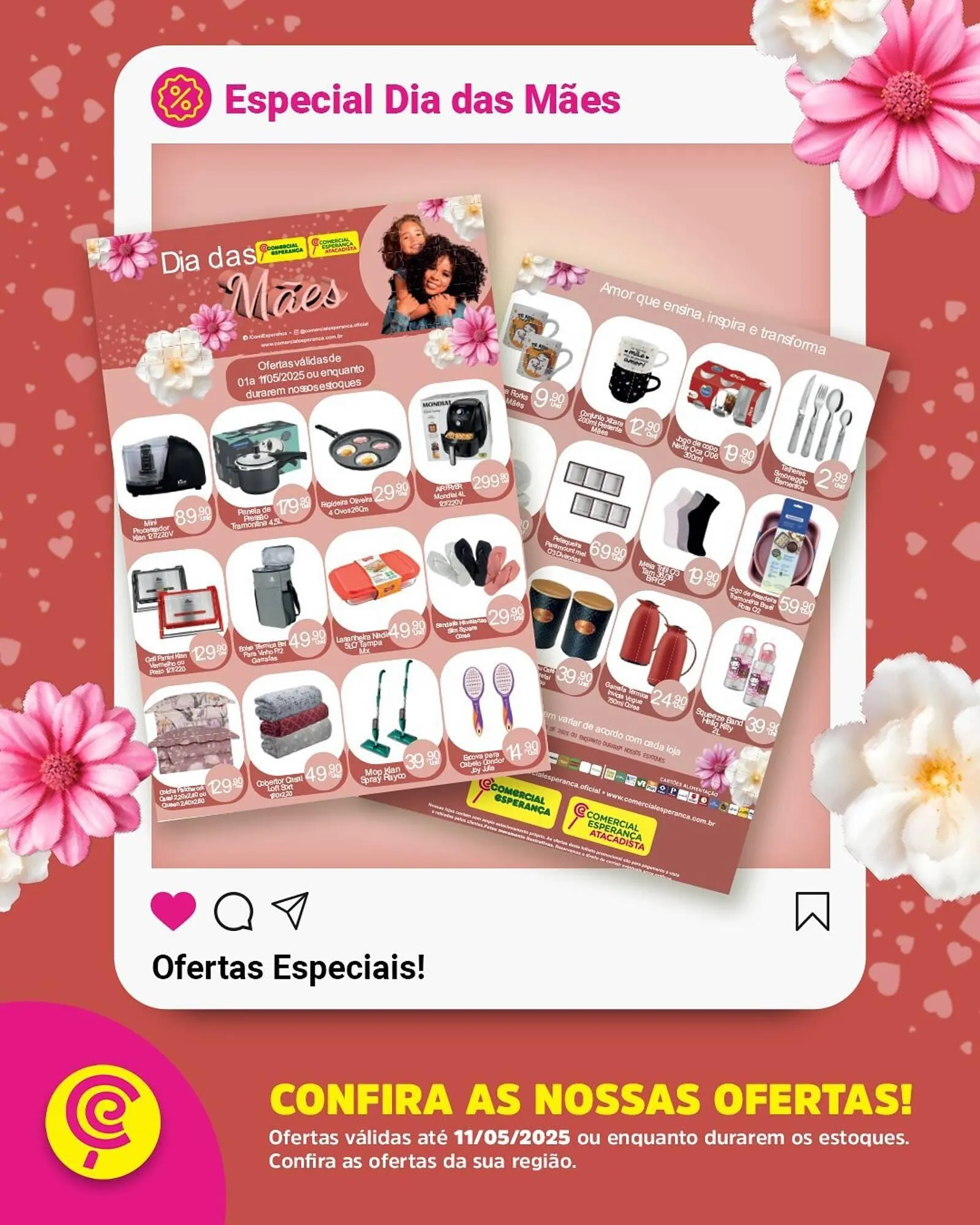 Encarte de Catálogo Comercial Esperança 8 de maio até 11 de maio 2025 - Pagina 1