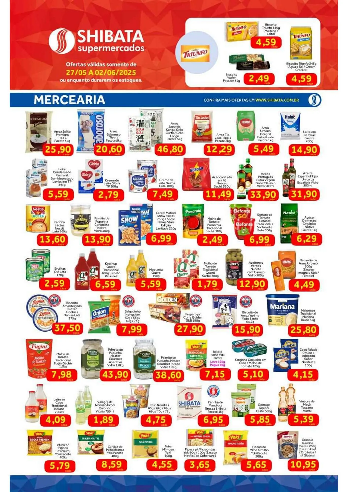 Encarte de Catálogo Shibata Supermercados 27 de maio até 6 de junho 2025 - Pagina 3