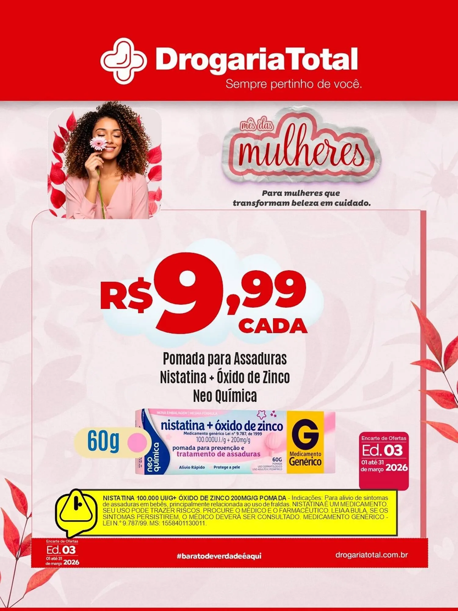 Encarte de Catálogo Drogaria Total 6 de março até 31 de março 2026 - Pagina 4