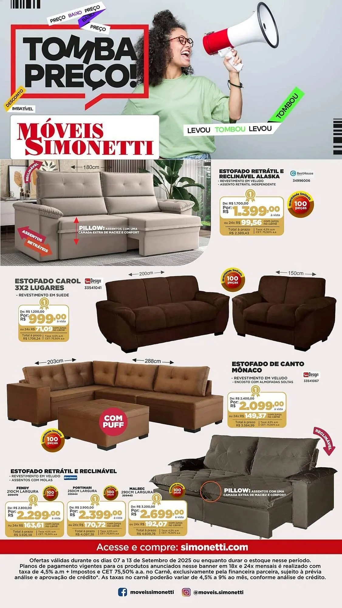 Encarte de Catálogo Móveis Simonetti 8 de setembro até 13 de setembro 2025 - Pagina 20