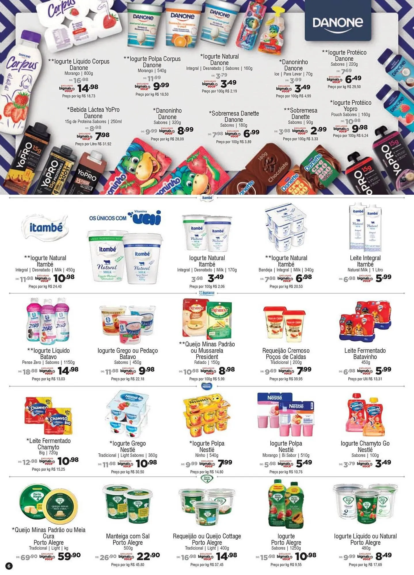Encarte de Catálogo Big Mais Supermercados 31 de julho até 12 de agosto 2025 - Pagina 6