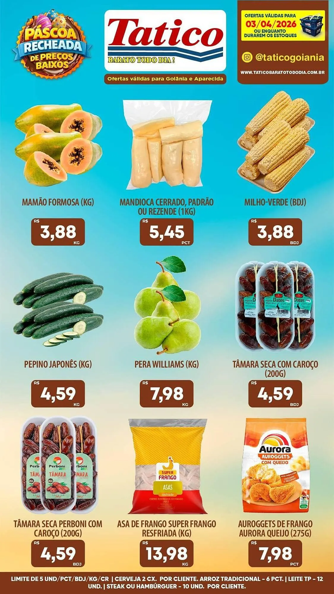 Encarte de Tabloide Tatico 3 de abril até 3 de abril 2026 - Pagina 12